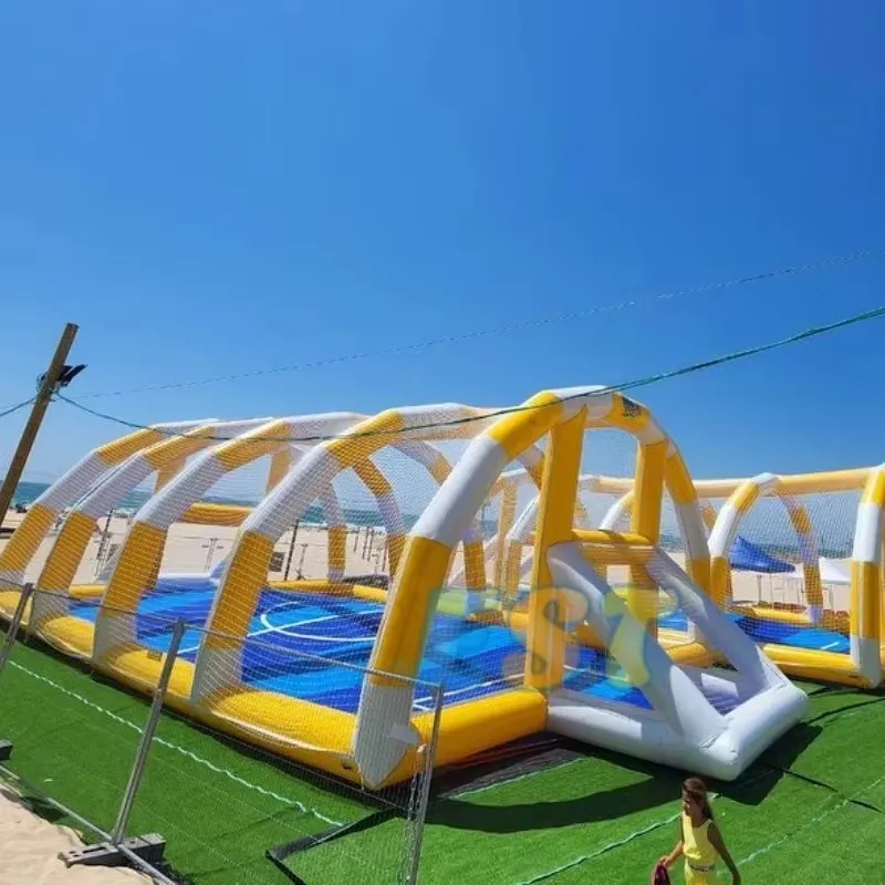 Commercial Inflatable Football Stadium Arena Soap Football Stadium Outdoor Activity Tent