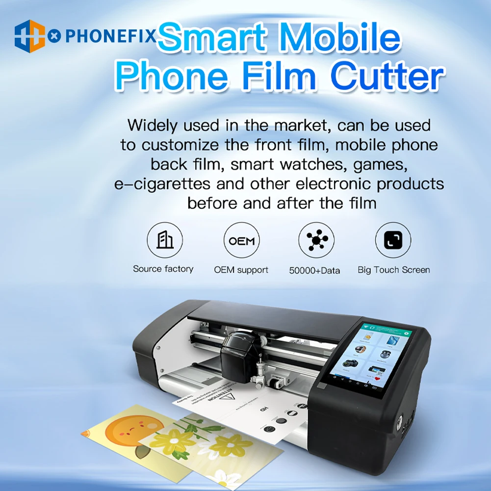 Phonefix X9 Intelligent Unlimited Screen Film Cutting Machine DIY Hydrogel Film Cutter for Mobile Phone Tablet Screen Protection
