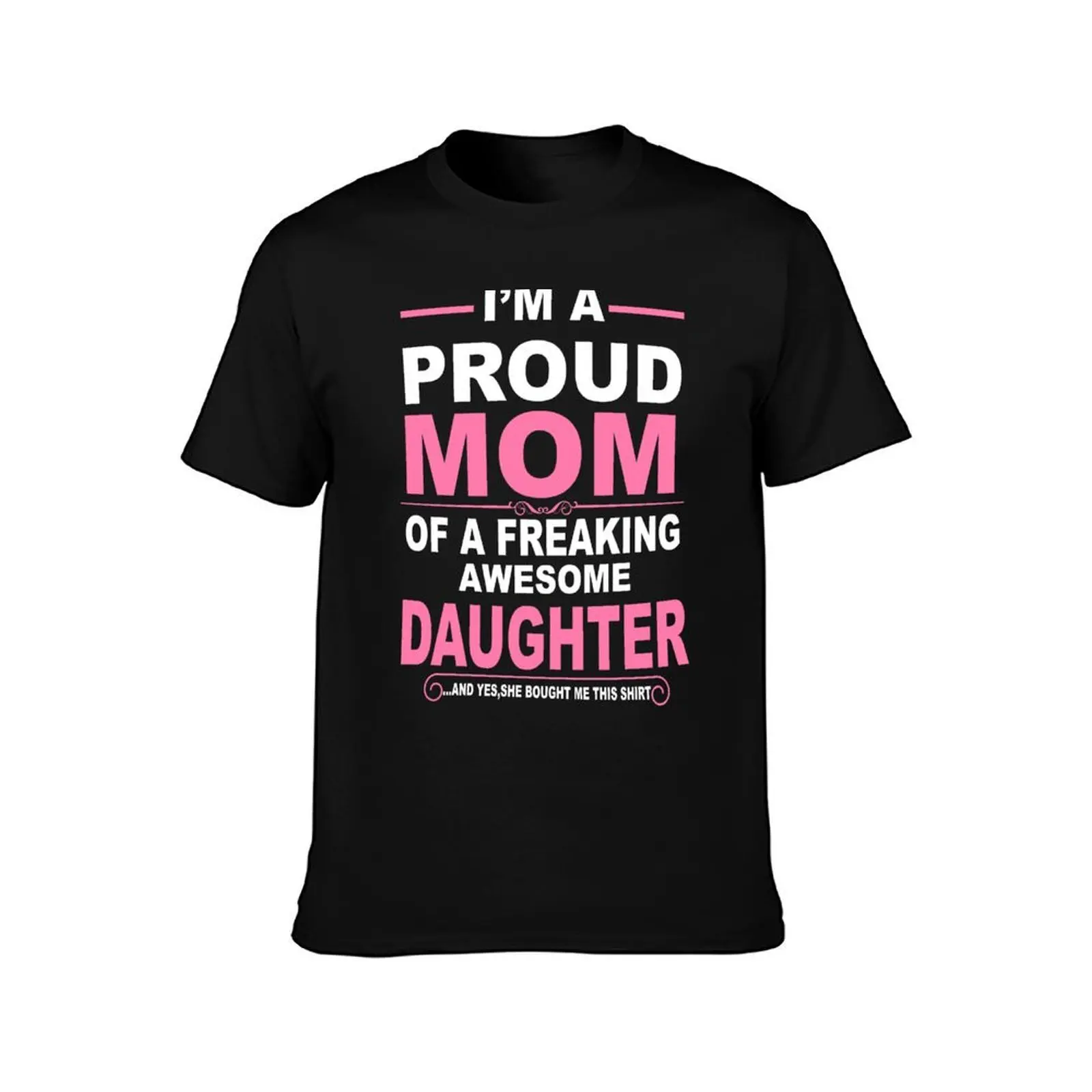 Proud Mom Of A Freaking Awesome Son T-Shirt, Summer Casual Cotton Tee, Oversized Streetwear Tops, Vintage Graphic Print