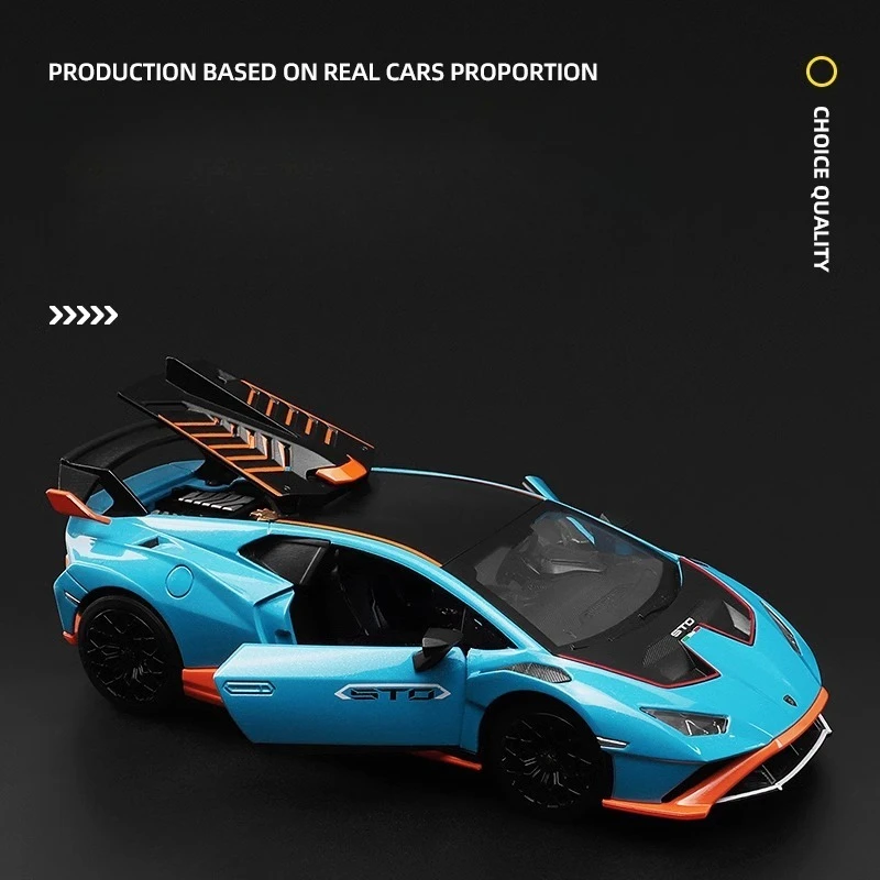 

1:24 Camper CCA Genuine Rambo STO Sports Car Alloy Car Model Toy Birthday Gift Collection Ornament，Perfect Gift for Boyfriend