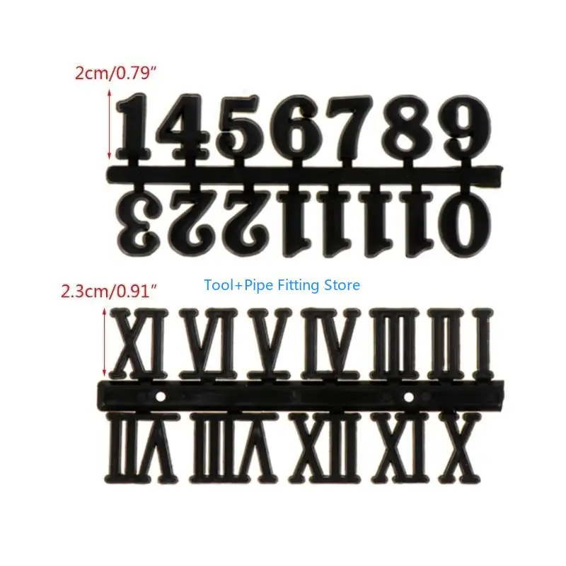 F92B Numeri clock fai -da -te numeri romano arabi Numeri digitali fai -da -te Sostituzione