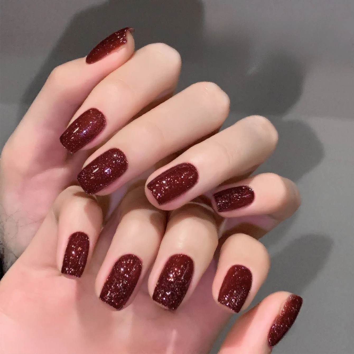 MIANEL 10ML Disco paillettes Gel vernis à ongles automne Collection nouveau Style 2025 Flash Maillard diamant cassé brillant rouge ongles