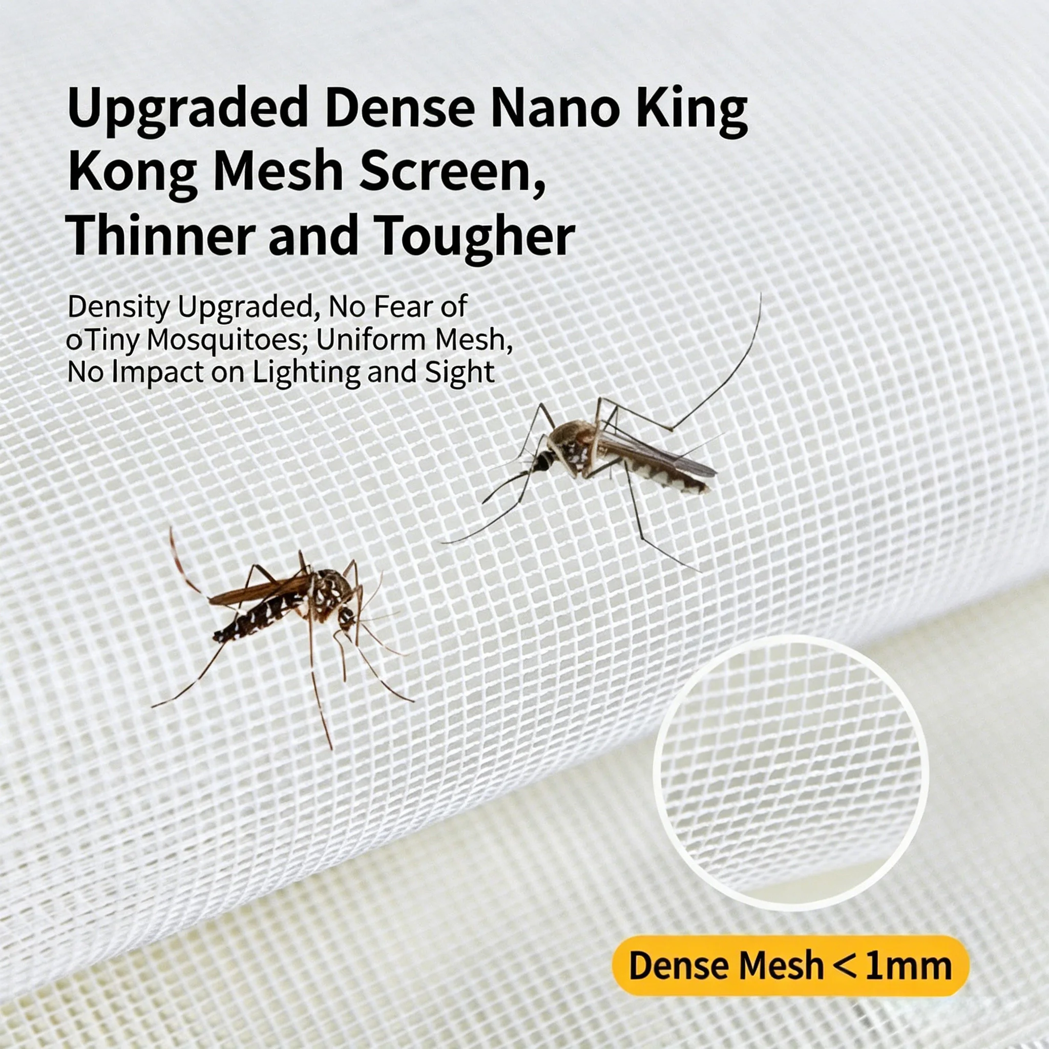 Summer Edge Protection Mosquito Repellent Self-Assembled Household Non-Drilled Detachable Self-Adhesive Invisible Screen Window