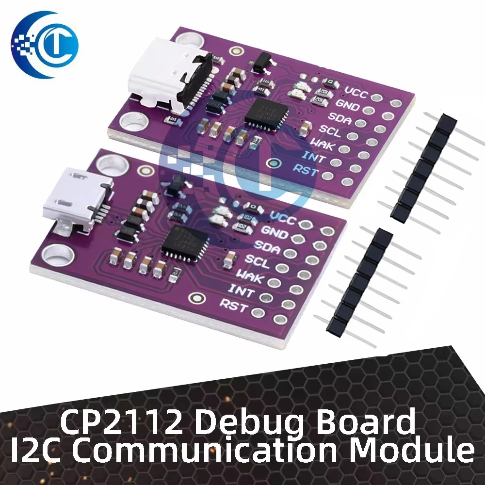 CP2112 Debug Board USB to SMBus I2C Communication Module 2.0 MicroUSB 2112 Evaluation Kit for CCS811 Sensor Module for arduino