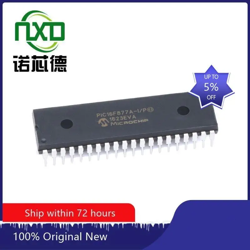 

5PCS/LOT PIC16F877A-I/P DIP-40 new and original integrated circuit IC chip component electronics professional BOM matching