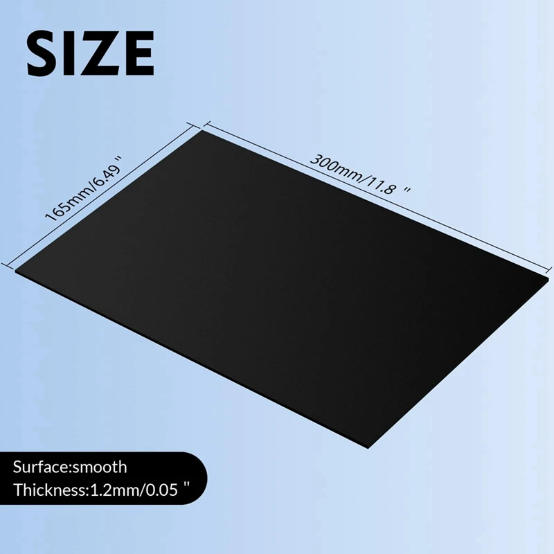 12PCS Laser Engraving Blank ABS Double Color Plastic Sheet, 11.8X6.49X0.05 Inch Materials Double Color Plastic Sheet