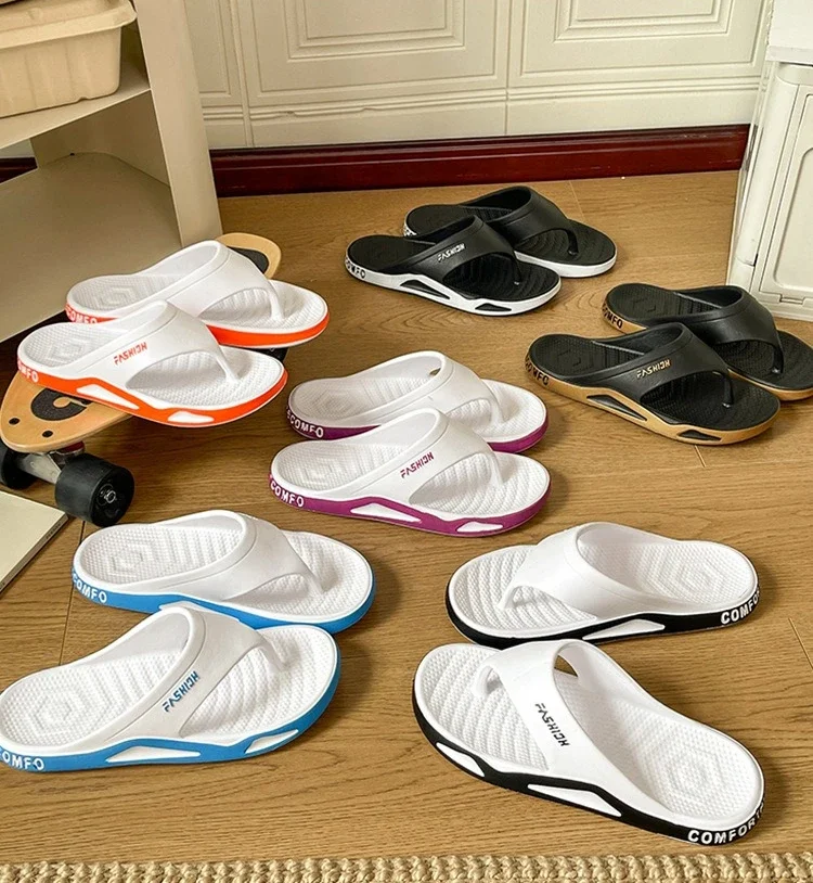 Hochwertige Marken-Flip-Flops für Herren, Sommer-Strand-Flip-Flops für Herren und Damen, modisch, atmungsaktiv, lässig, Strand-Hausschuhe für Herren, Sommer, Outdoor – Detail 18