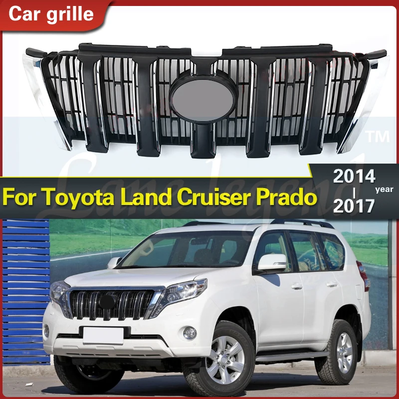 

Front Bumper Grill for Toyota Land Cruiser Prado LC150 2700 4000 2014-2020 Radiator grille Car Accessories