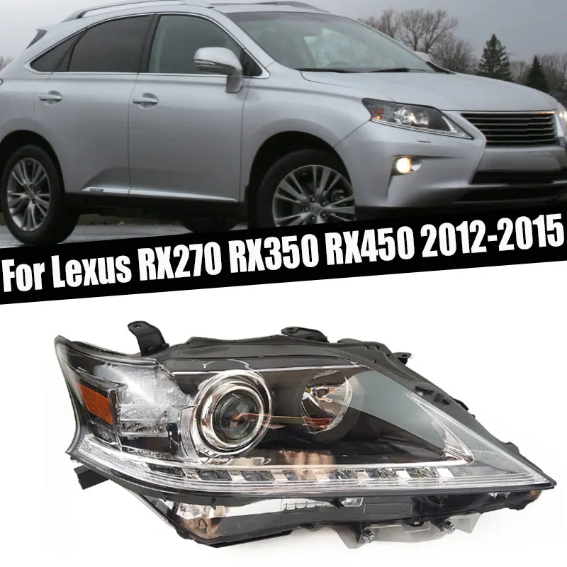 For Lexus RX270 RX350 RX450 2012 2013 2014 2015 Front Bumper Head Light Signal Lamp Car Light Housing Headlight Without Bulbs