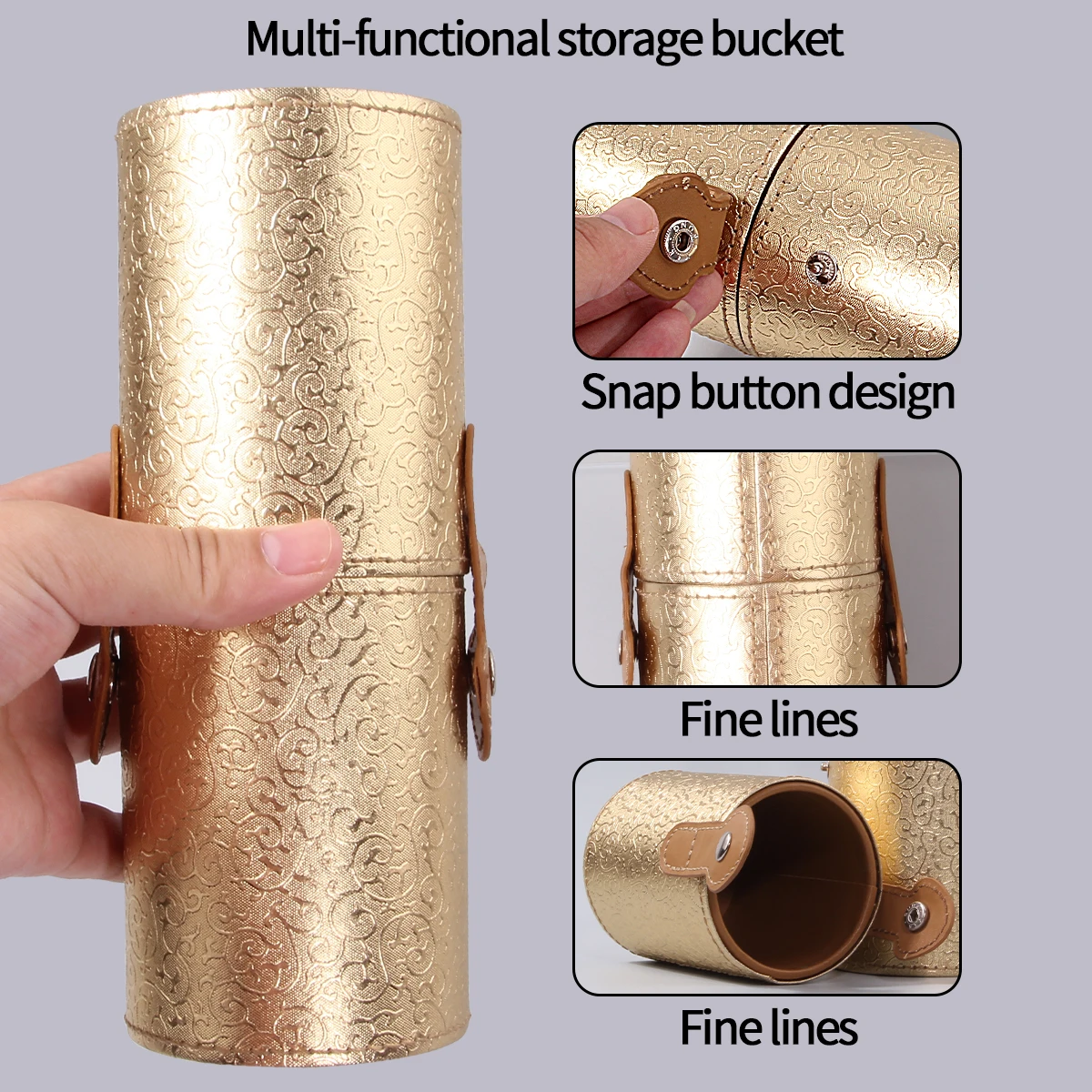 1 scatola portaoggetti per pennelli per trucco di grande capacità, scatola per finitura di strumenti di bellezza, scatola portaoggetti per rossetto