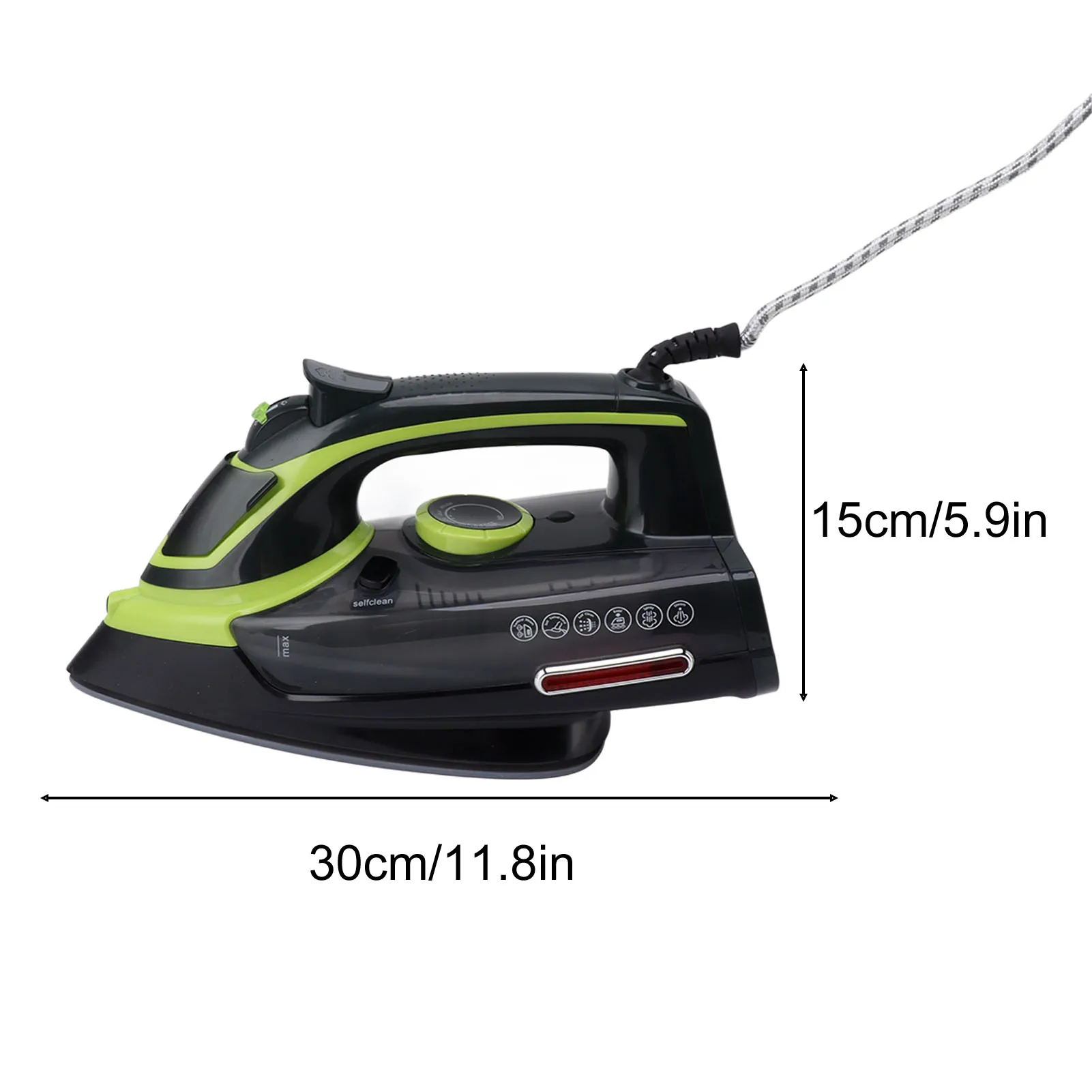 2400W Home Steam Iron Handheld Steam Iron with Water Tank Wet and Dry Iron Machine