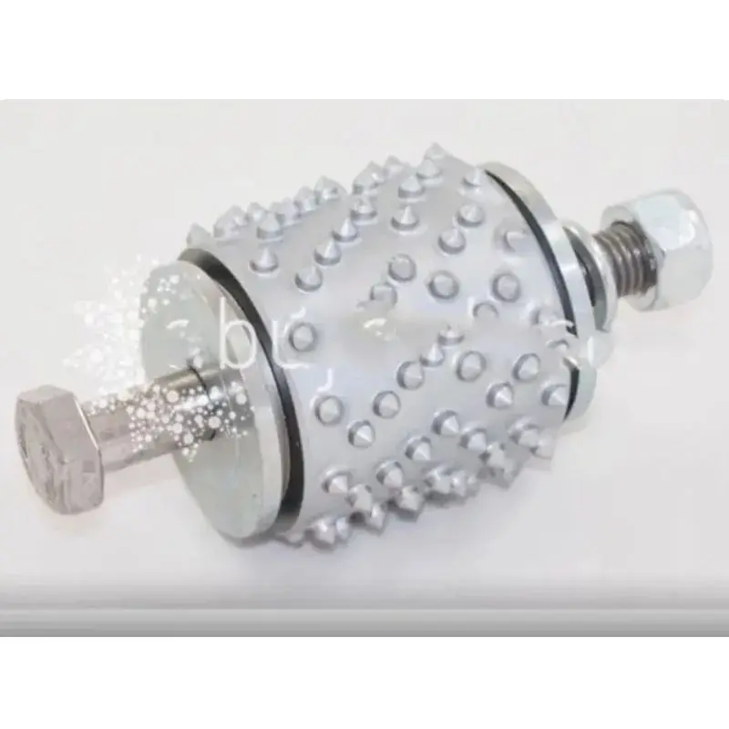 

4Pcs 108 Pins Diamond Tools Bush Hammer Wheel For Granite Marble Litchi Surface And For Exterior Tiles And Floor Stone