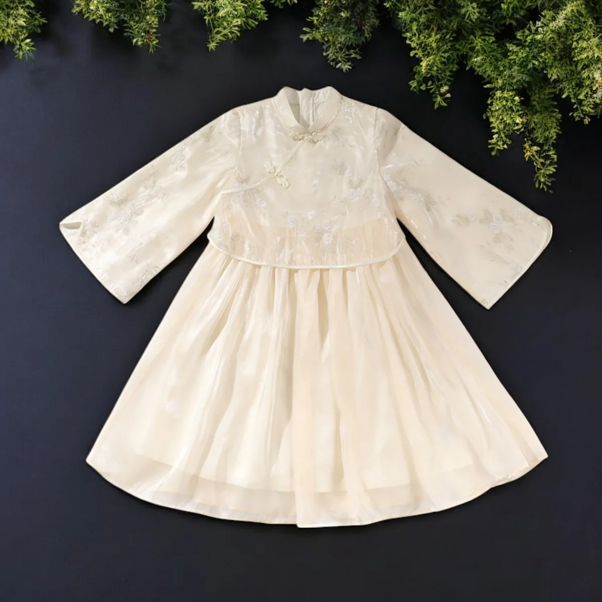 Teenagers Girls Black Dresses for Kids Clothes Preppy School Long Sleeve Spring Autumn Baby Children Costumes 6 8 10 11 12 Years image 6