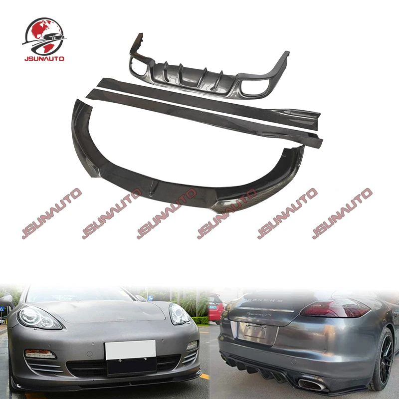 

Carbon Fiber Full Body Kit For Porsche Panamera 970.1 Front Lip Side Skirts Rear Lip Bumper Diffuser Rear Spoiler For Panamera