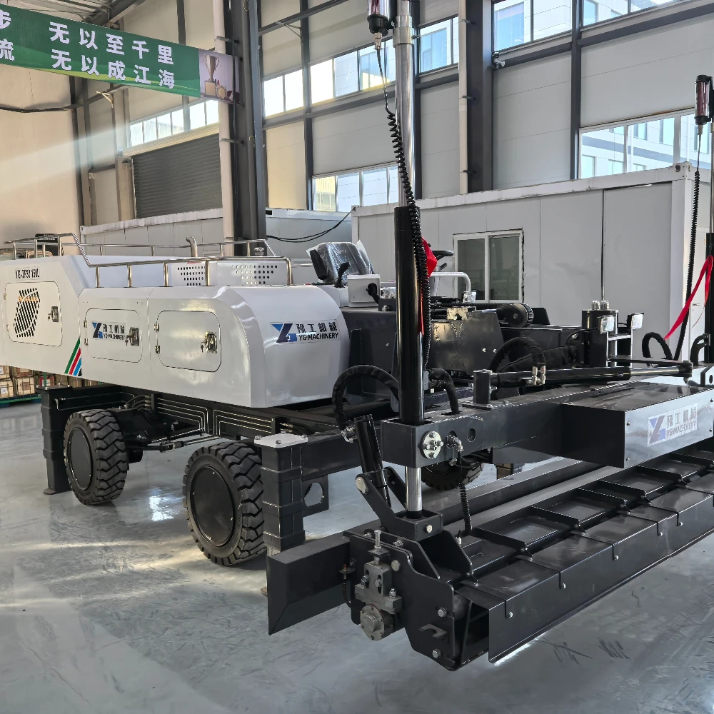 Concrete Laser Leveling Machine Self Propelled Laser Screed with Hydraulic Drive for Airport Runway Parking Lot