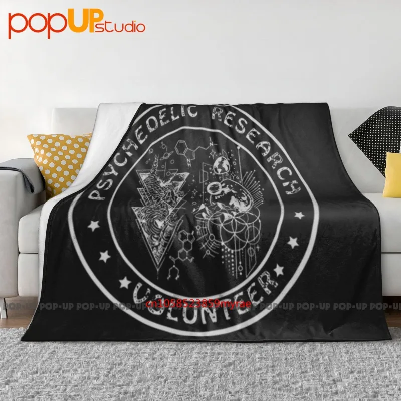 Psychedelic Research Volunteer Terence Mckenna Magic Mushroom Ultra-Soft Blanket Quilt Winter Sofa Cover Bed Covers