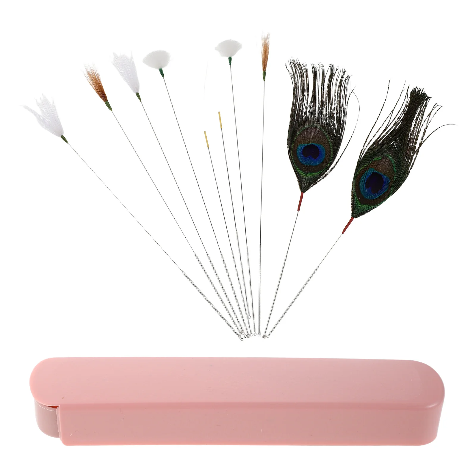 

1 set 1 Set Wax Removal Kit Reusable Goose Plume Tools Gentle Deep Cleaning Portable Storage Box For Home Travel