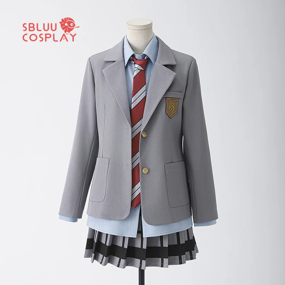 SBluuCosplay كذبتك في أبريل ميازونو كاوري تأثيري حلي JK زي مدرسي أنيمي تأثيري الزي R جودة حفلة الهالوين