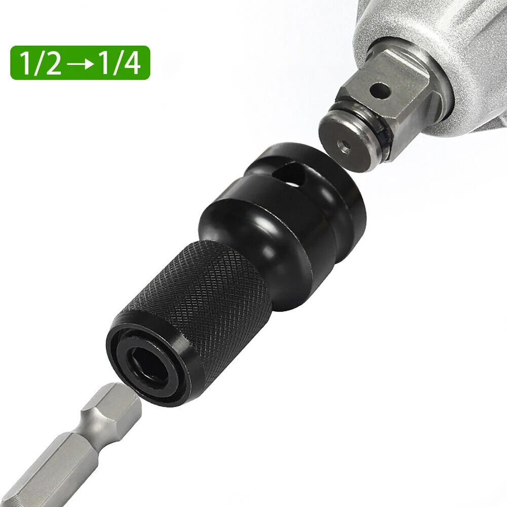 Imagem -05 - Adaptador de Soquete de Impacto para Soquete Porca Quadrada Chave Rápida Adaptador de Catraca Conversor Soquete Hexagonal Peças de Ferramenta Tipos a 1pc