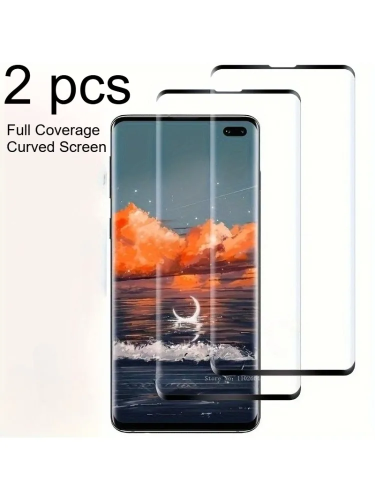 Écran incurvé à couverture complète pour Samsung Galaxy S10 5G, 2 pièces, verre trempé Ultra HD pour Samsung S10 Plus, Film trempé lisse