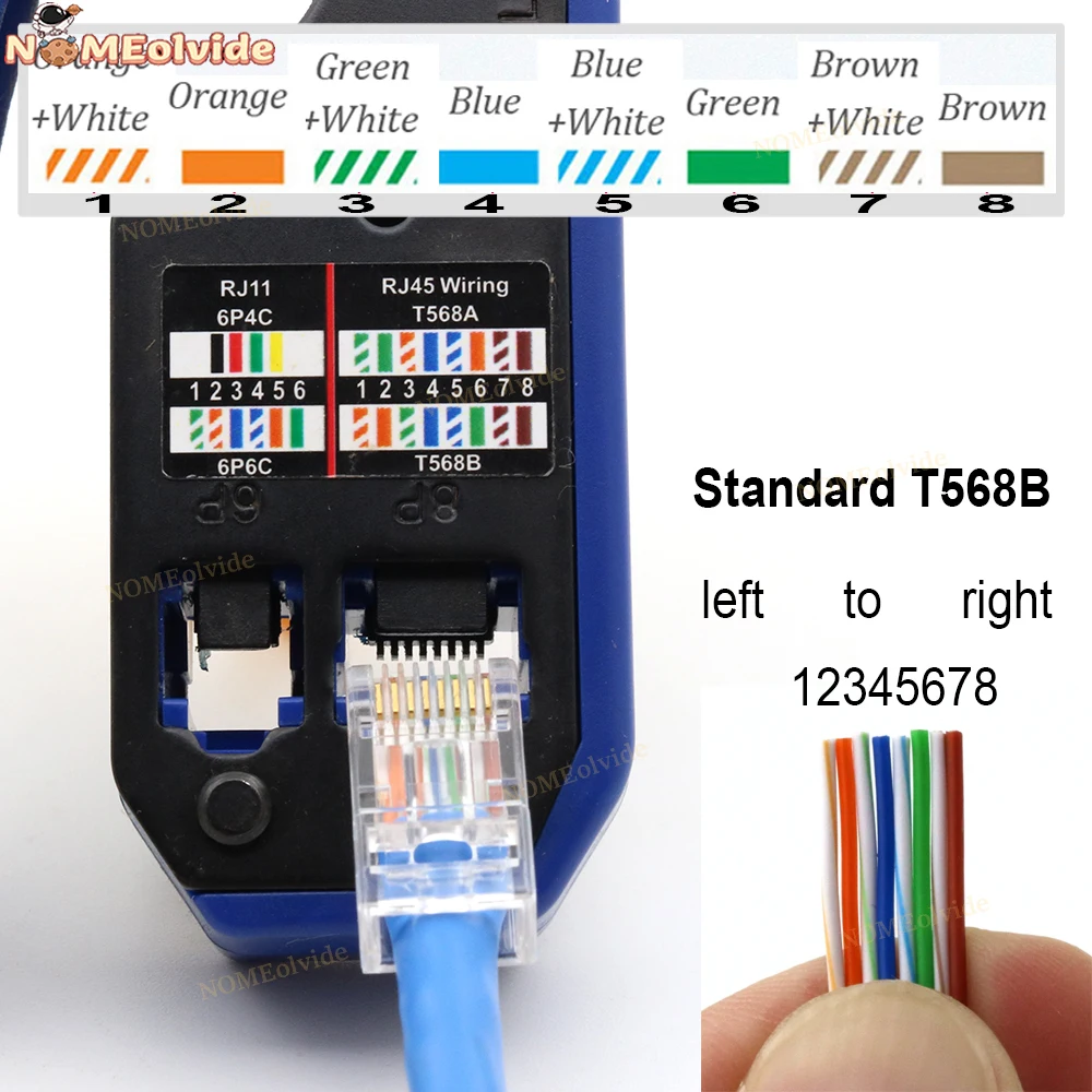 Rj45-ペンチ,ネットワークツール,ストリッパー,カッティングクリップ,トング,rg45,cat6,cat5e,cat5,cat3,rj11