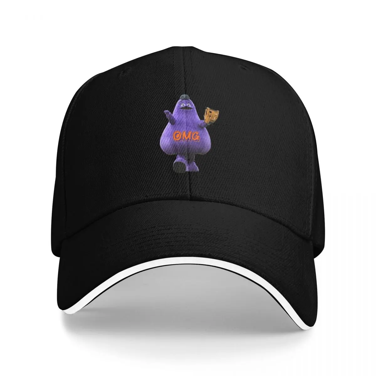 

Бейсбольная кепка OMG Grimace Fan для гольфа, шляпа дальнобойщика, мужская шляпа для гольфа, женская и мужская