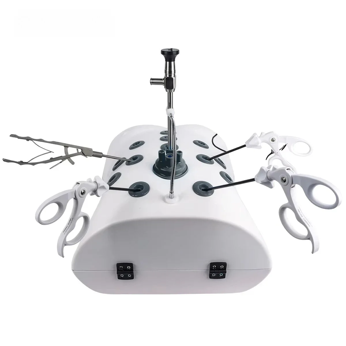 New Laparoscopic Trainer Box Set Laparoscopic Emulator Abdominal Single Hole Trainer Box