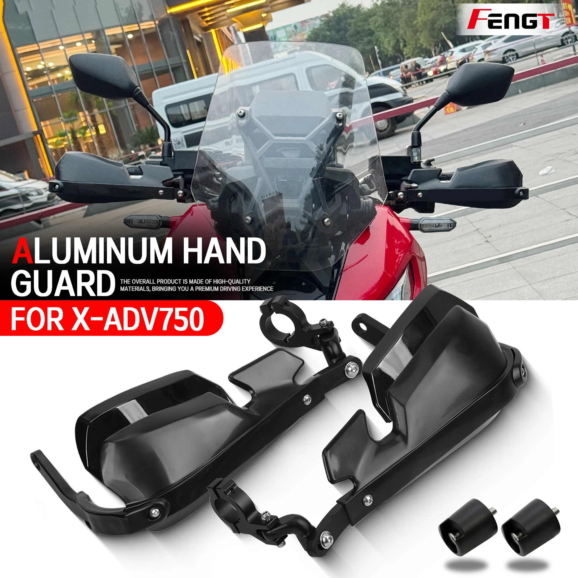 

For HONDA X-ADV750 XADV750 2017-2025 New Aluminum Handlebar Handguard Heighten Hand Guard Shield Lever Guards Protector XADV 750