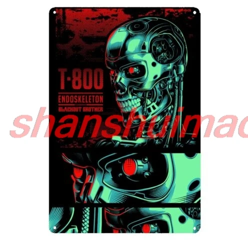 Terminator  Arnold Schwarzenegger Movie Metal Poster Tin Sign - 20x30cm Plate sign