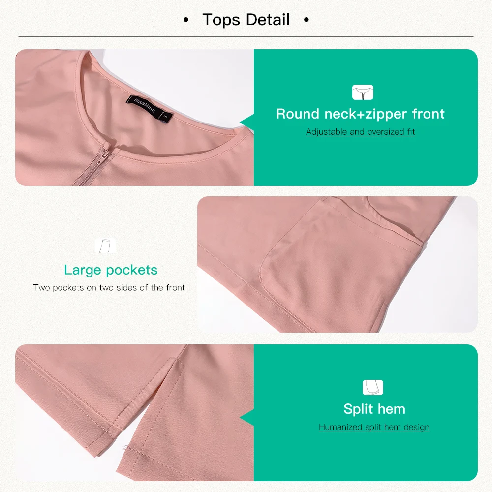 Elastic Surgical Suits for Women Beauty Salon Work Clothes Uniform Nursing Workwear Pharmacist Scrubs Uniforms Pet Vet Work Sets