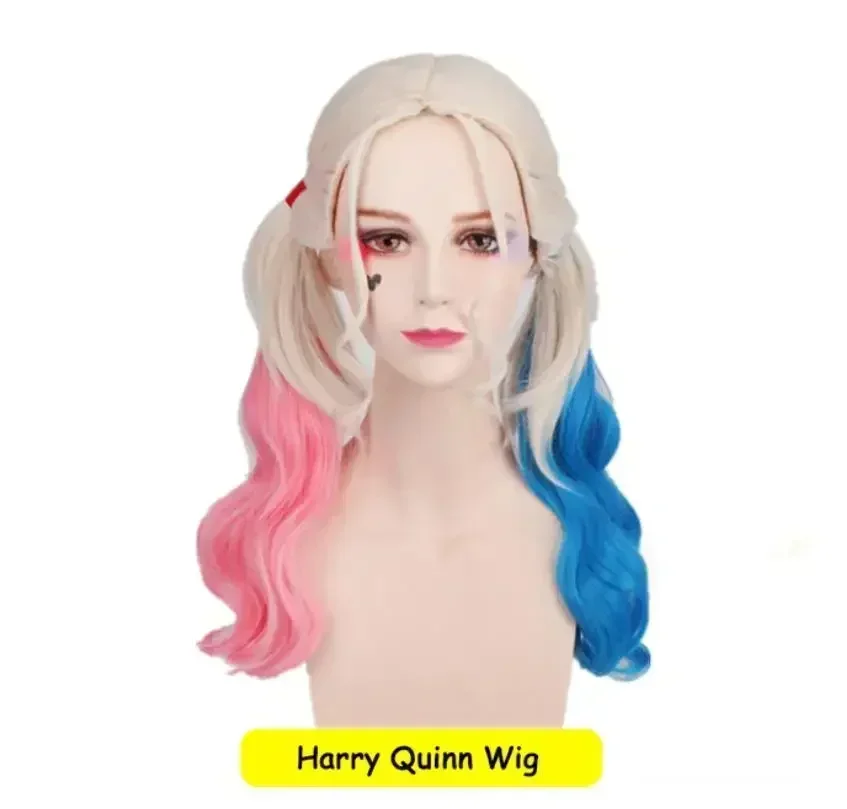 Stroje Harley Quinn dla dziewczynek, cosplay, kurtka, spodnie, T-shirt, zestawy ubrań na imprezę