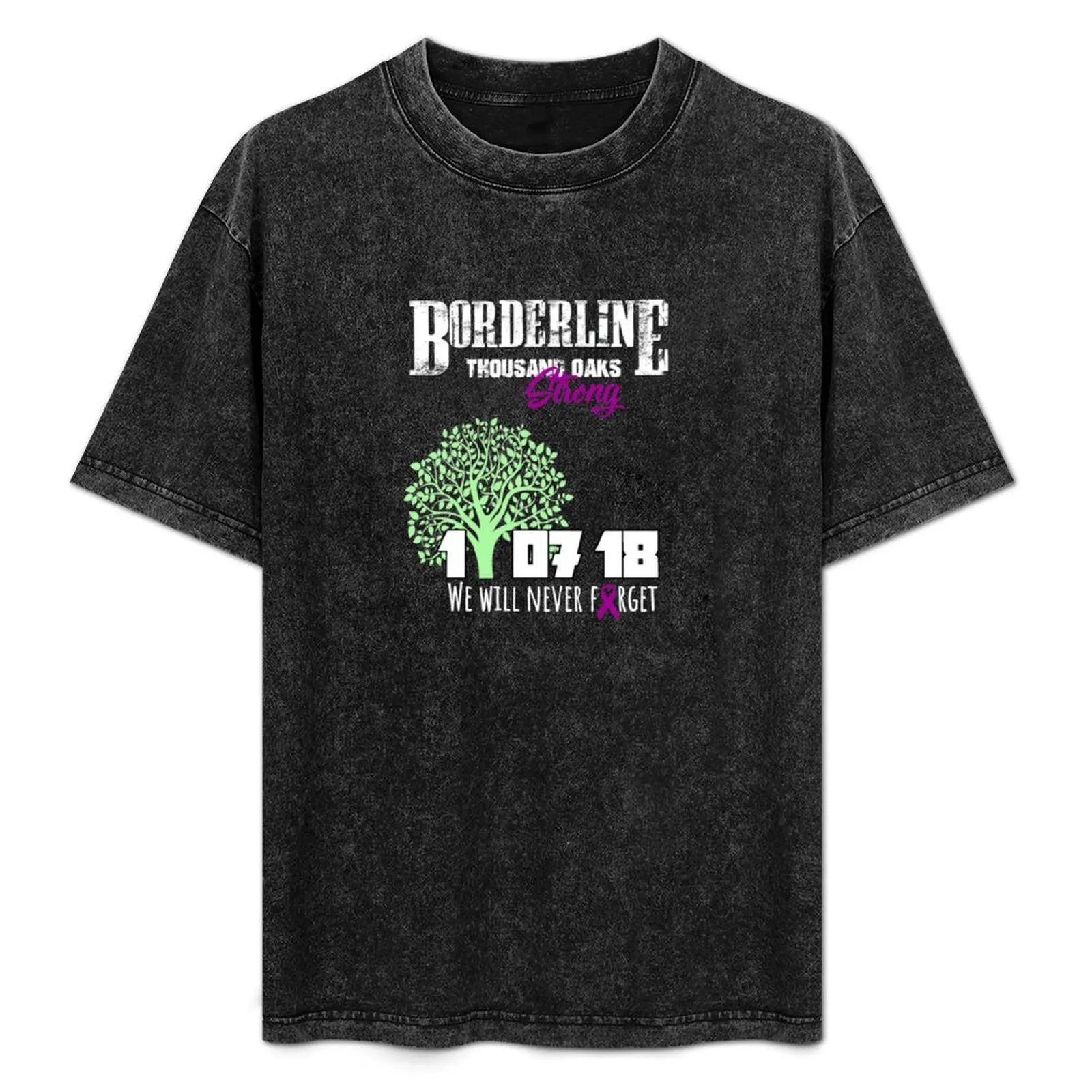 

Borderline Shooting | 11 07 18 | Thousand Oaks Strong | Dark Apparel T-Shirt vintage graphic tee cute clothes plain t shirts men