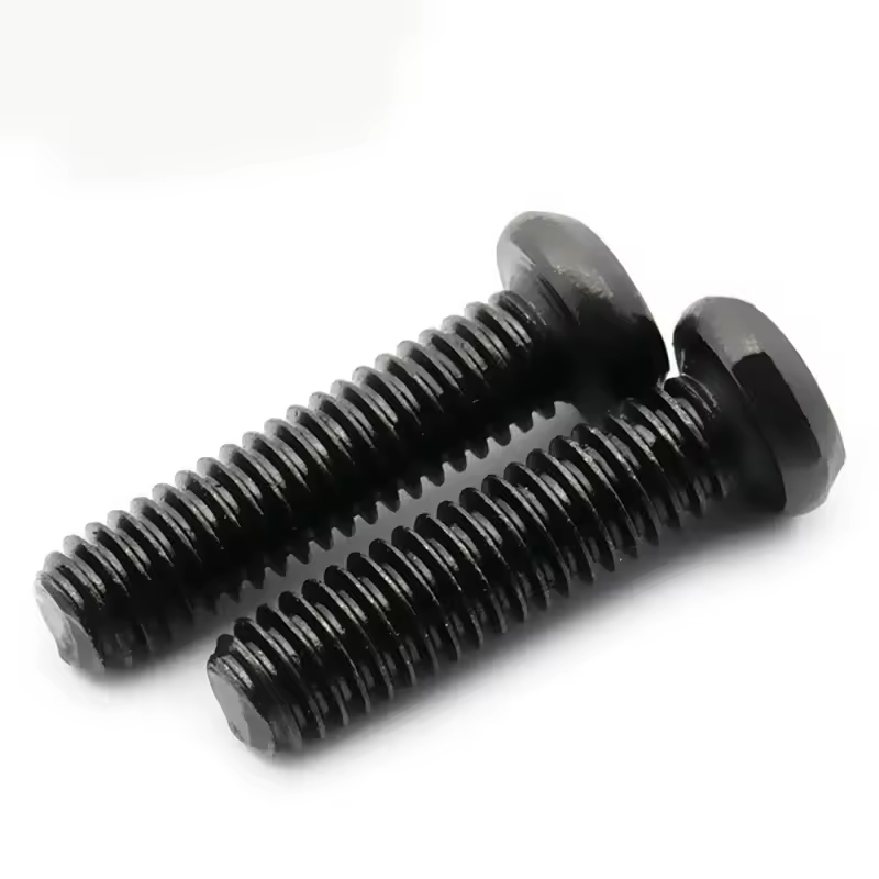 100pcs/lot Cross Recessed Pan Head Screw M1 M1.2 M1.6 M2 M2.5 M3 M4 M6 Carbon Steel Black Phillips Machine Screw GRADE 4.8 - Image 5