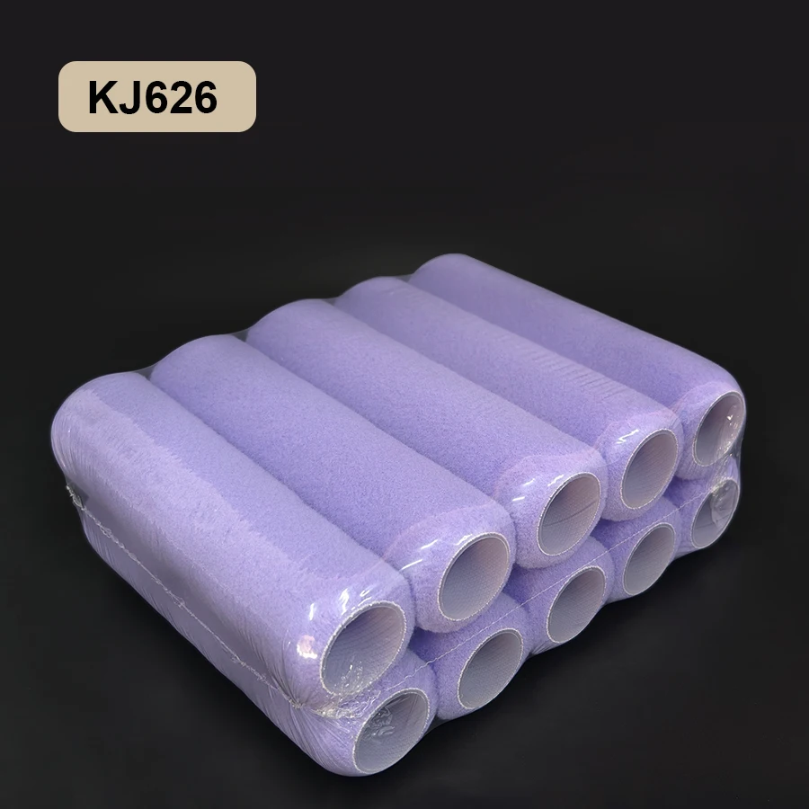 10-Piece 9-Inch X 1.5-Inch Woven LP Polyester Cage-Style Paint Roller, Medium Plush;