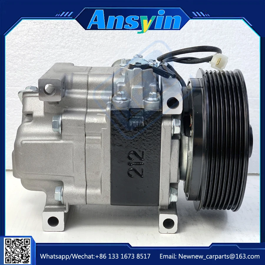 AC Compressor For Mazda 3 H12A1AV4HE GJ6F-61-K00 GJ6F-61-K00A GJ6F-61-K00B H12A1AE4DC H12A0CA4JE H12A1A24DC H12A1AQ4HE 81000570