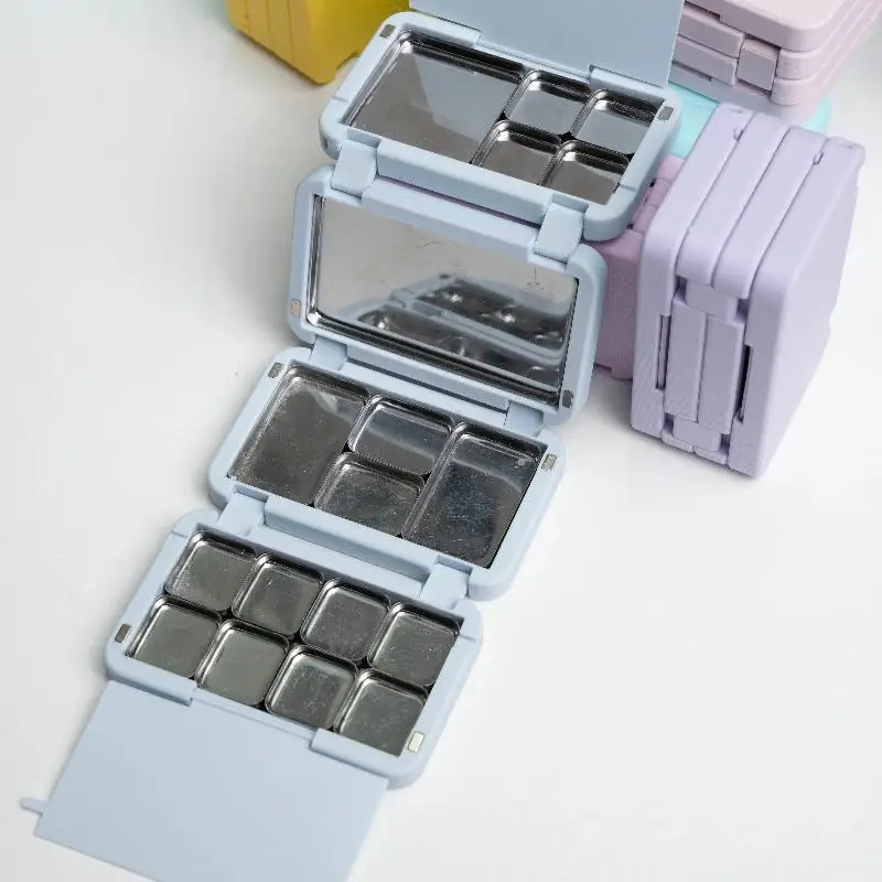 Magnetic Disk Storage Box 1Pcs Three-Fold Multi-Layer with Baffle Portable HDD Organizer for Office Home Free Shipping