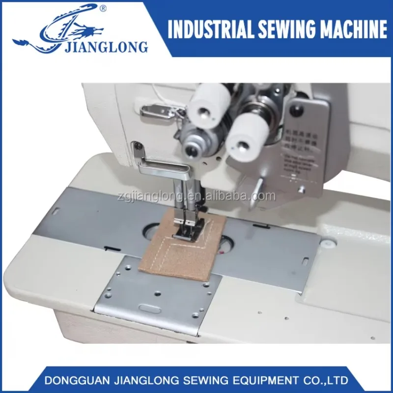 Double Stitch High Speed Industrial Garments Making Sewing Machine