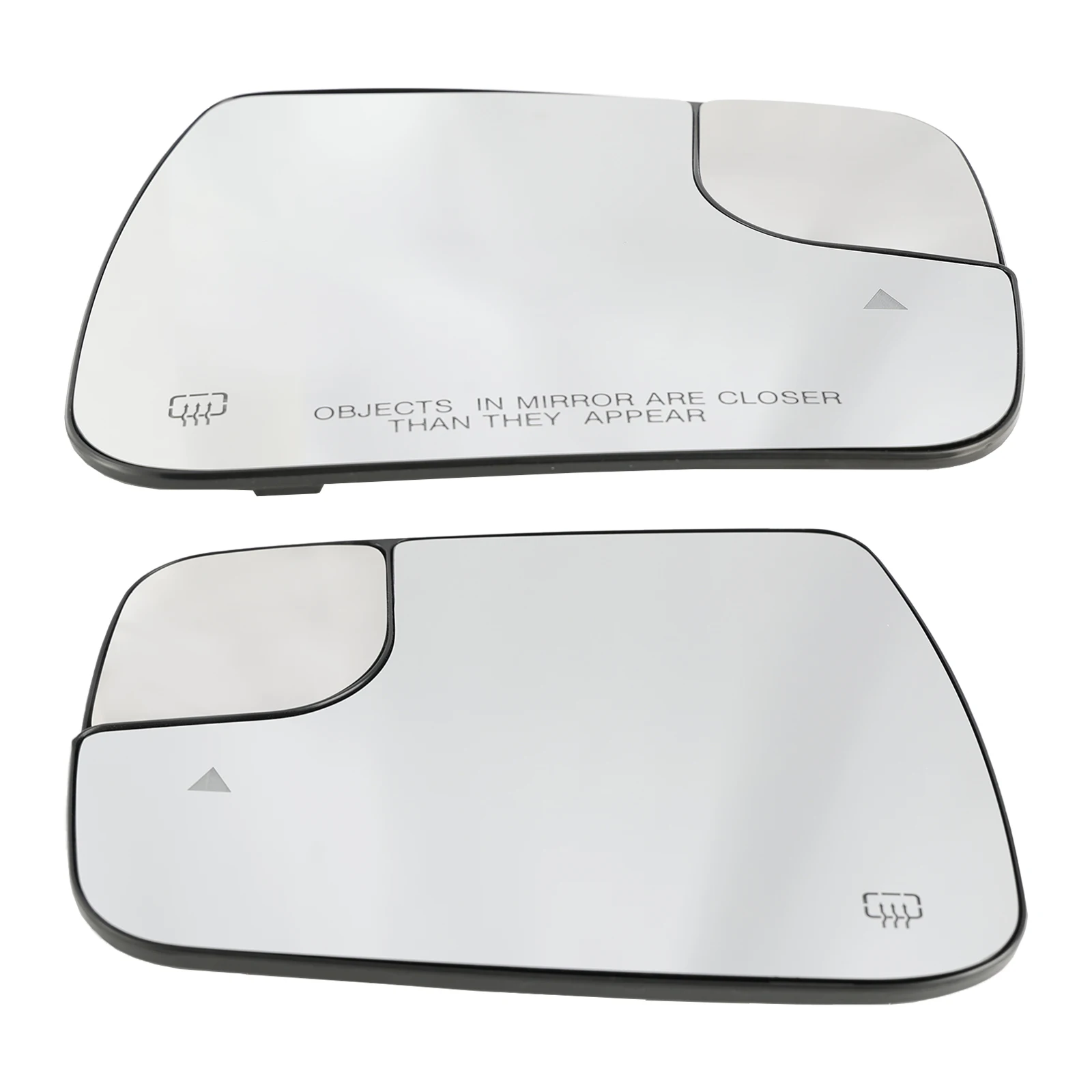 2 × Blind Spot + Heat Exterior Mirror Glass  for Dodge Ram 1500 2500 19-22