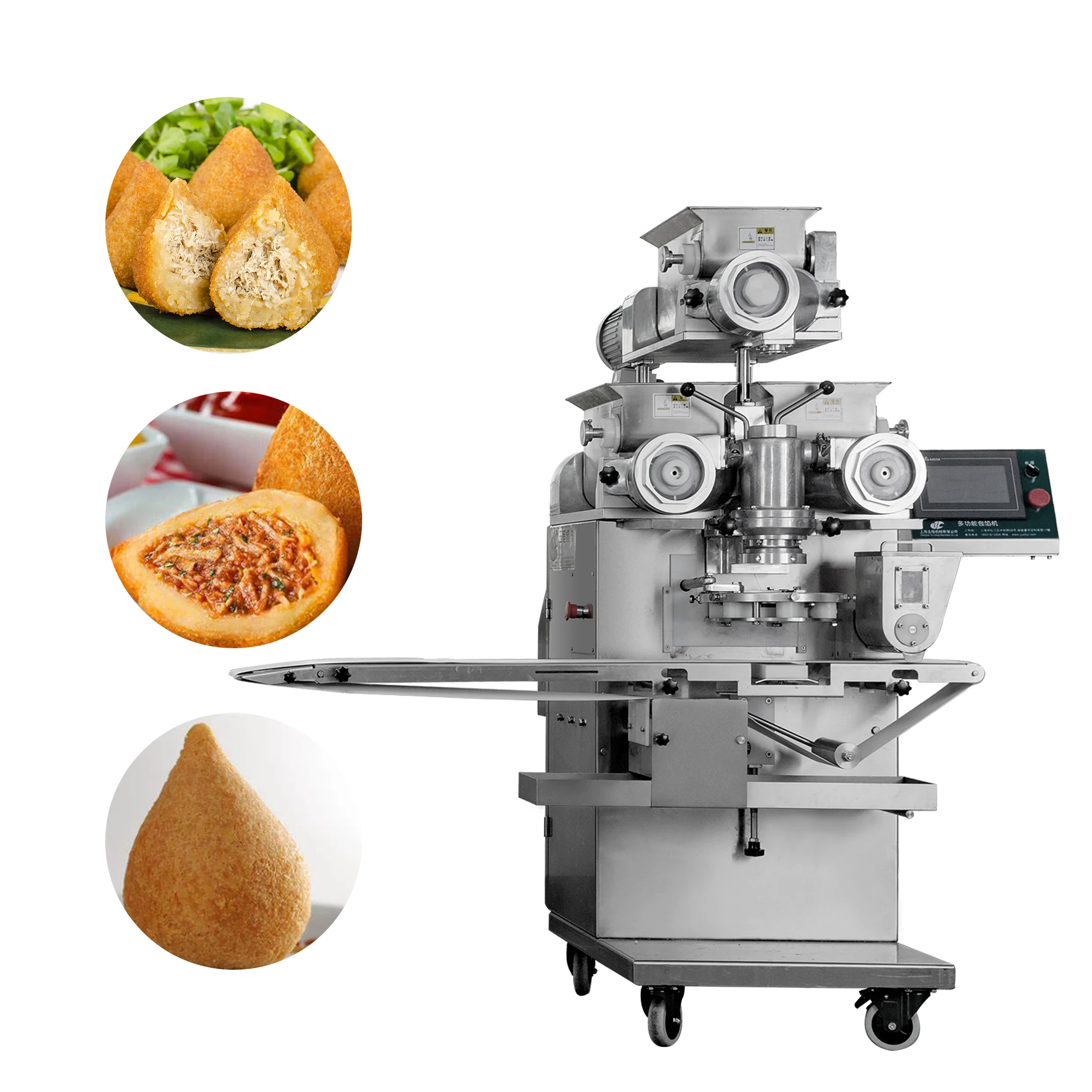 small cheese coxinha making encrusting machine for sale