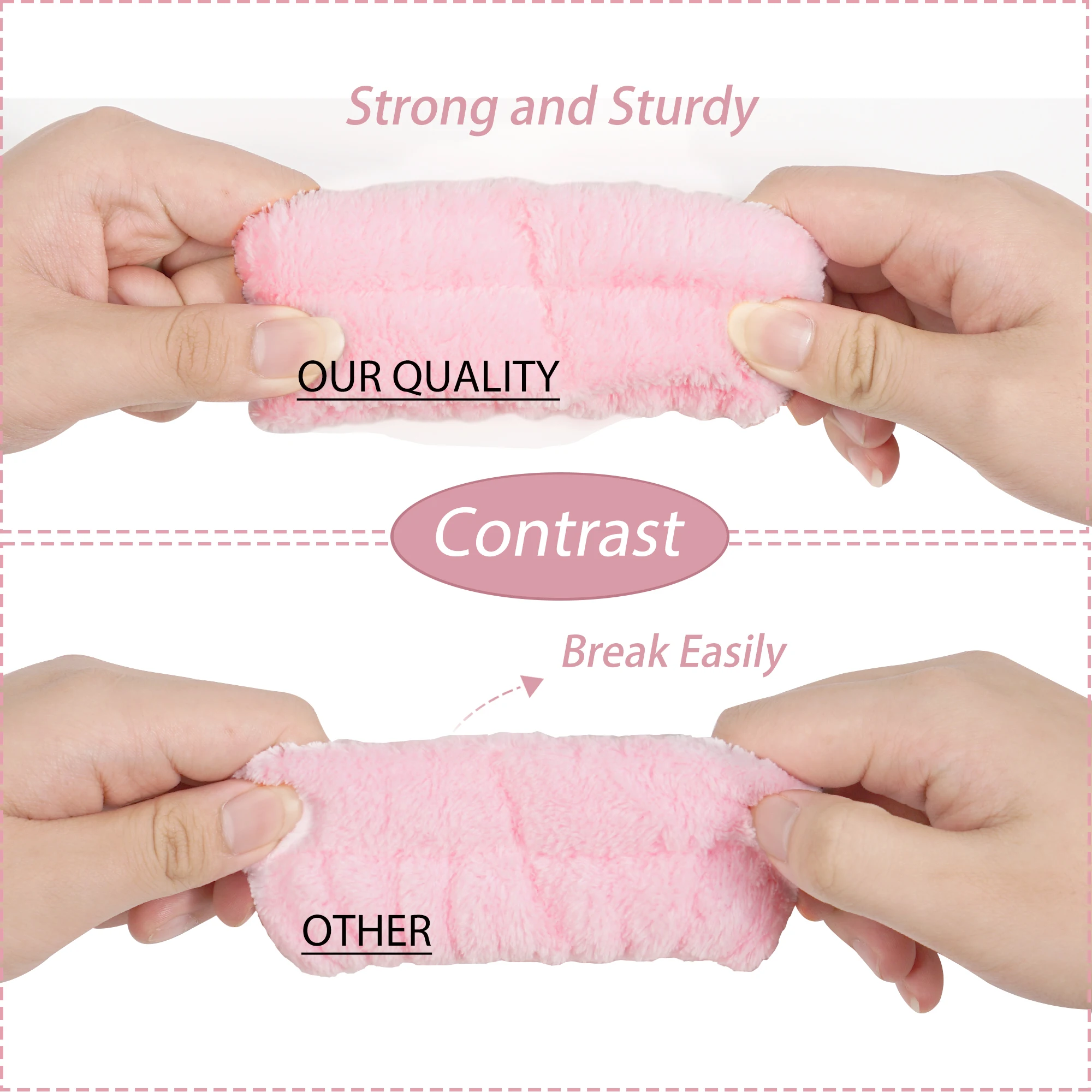 1/2/3Pc Spa Headband Wristband for Washing Face Microfiber Makeup Towel Hair Bands Washband Scrunchies Absorbent Wrist Sweatband