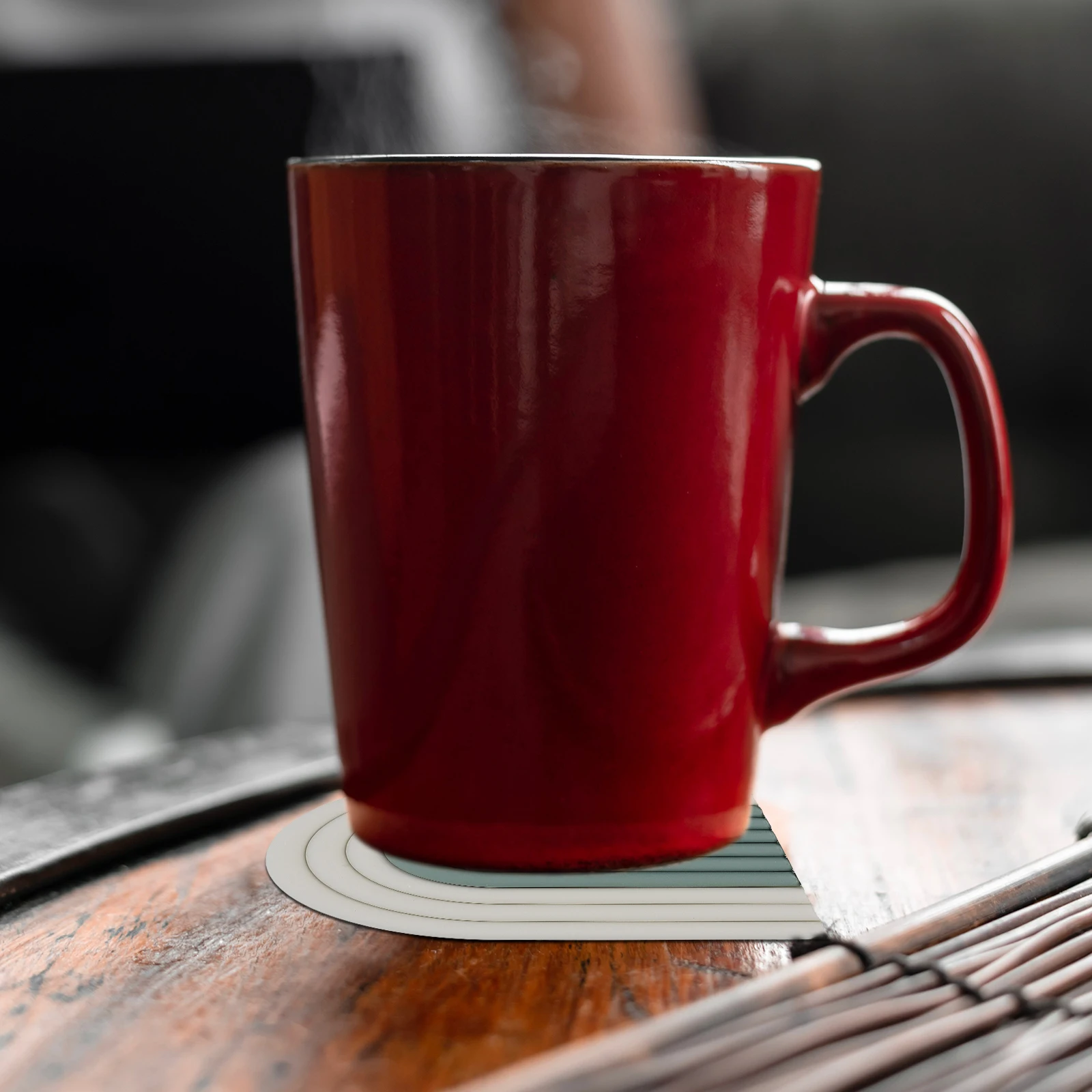 

4pcs Silicone Pot Mats Heat Insulation Non-Skid Desktop Protector For Hot Pots Bowls Cup Coasters Home Placemat Table Mat