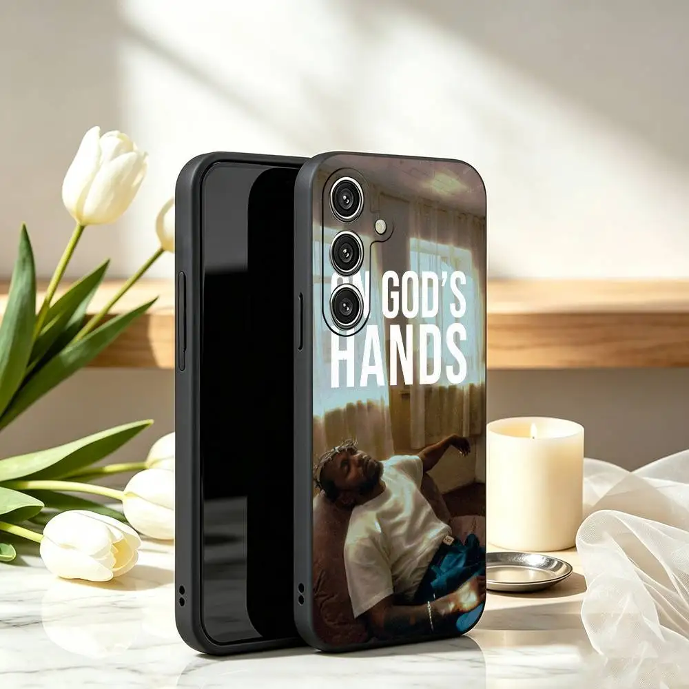 Kendrick L-Lamar Trending Rap Artist Phone Case For Samsung Galaxy A73,A72,A71,A70,A53,A52,A51,Others Soft Black Cover