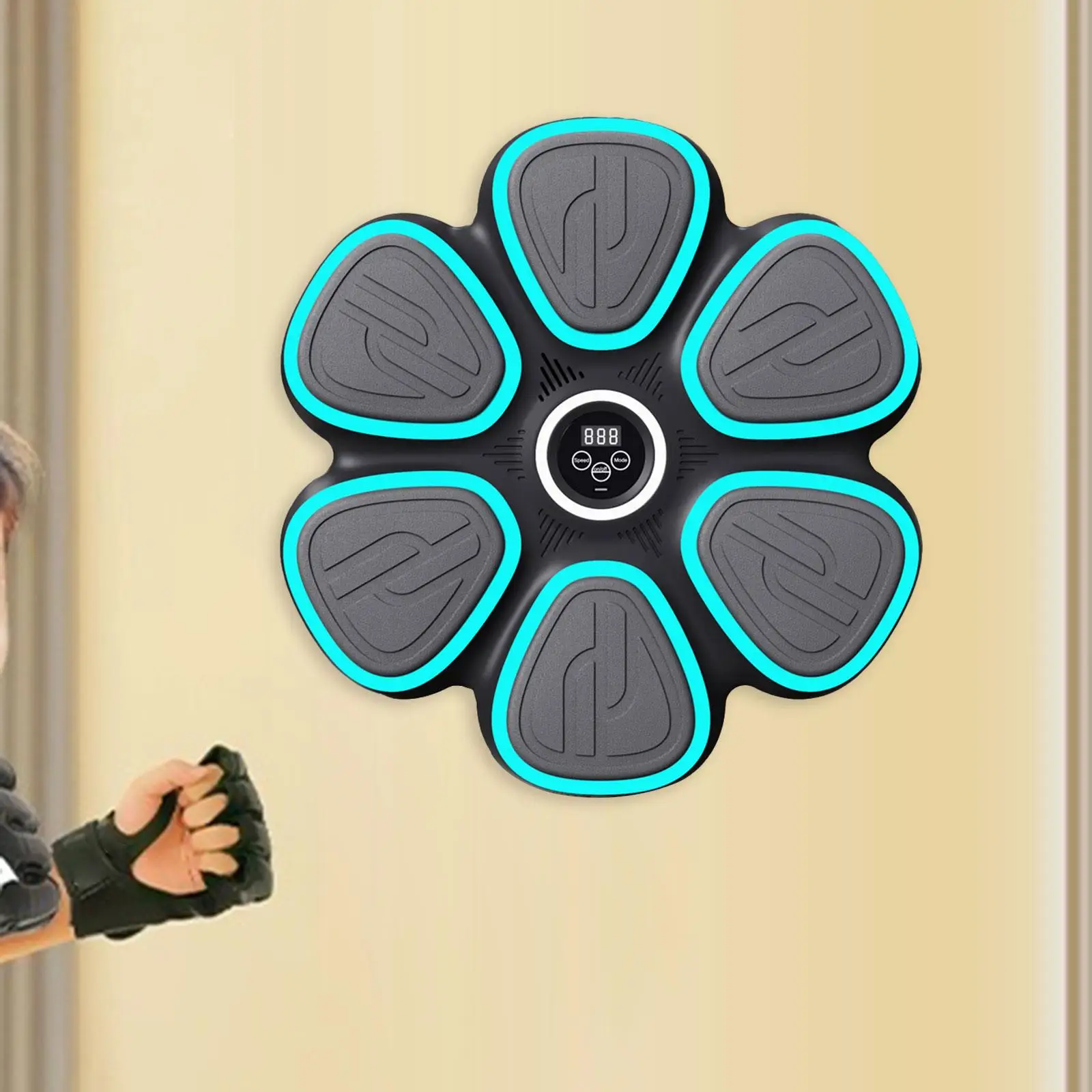 

Smart Music Boxing Machine Wall Target Equipment Reaction Training Easy to