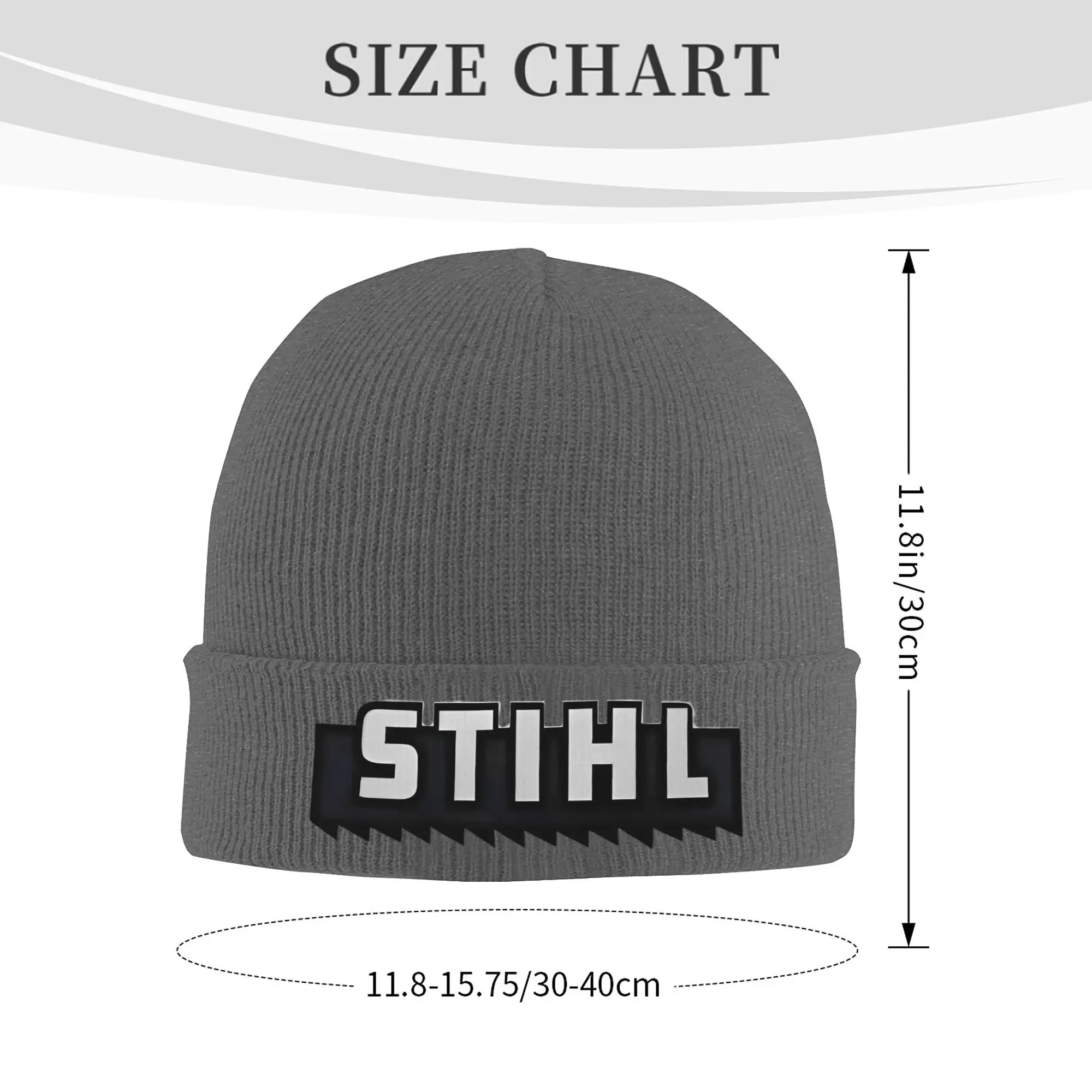 Electric Tool Stihls Knitted Caps Women's Men's Beanie Winter Hat Acrylic  Crochet Caps