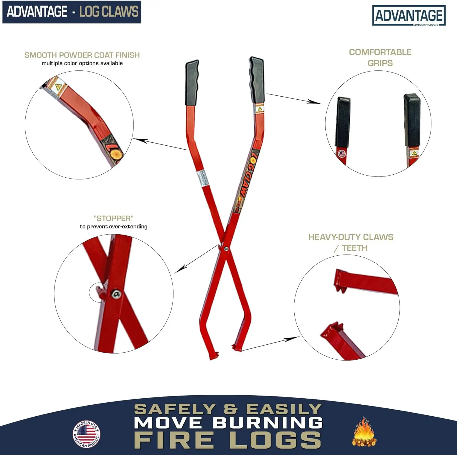 40" Log Claw Grabber (Rot) – Neue Beliebtheit