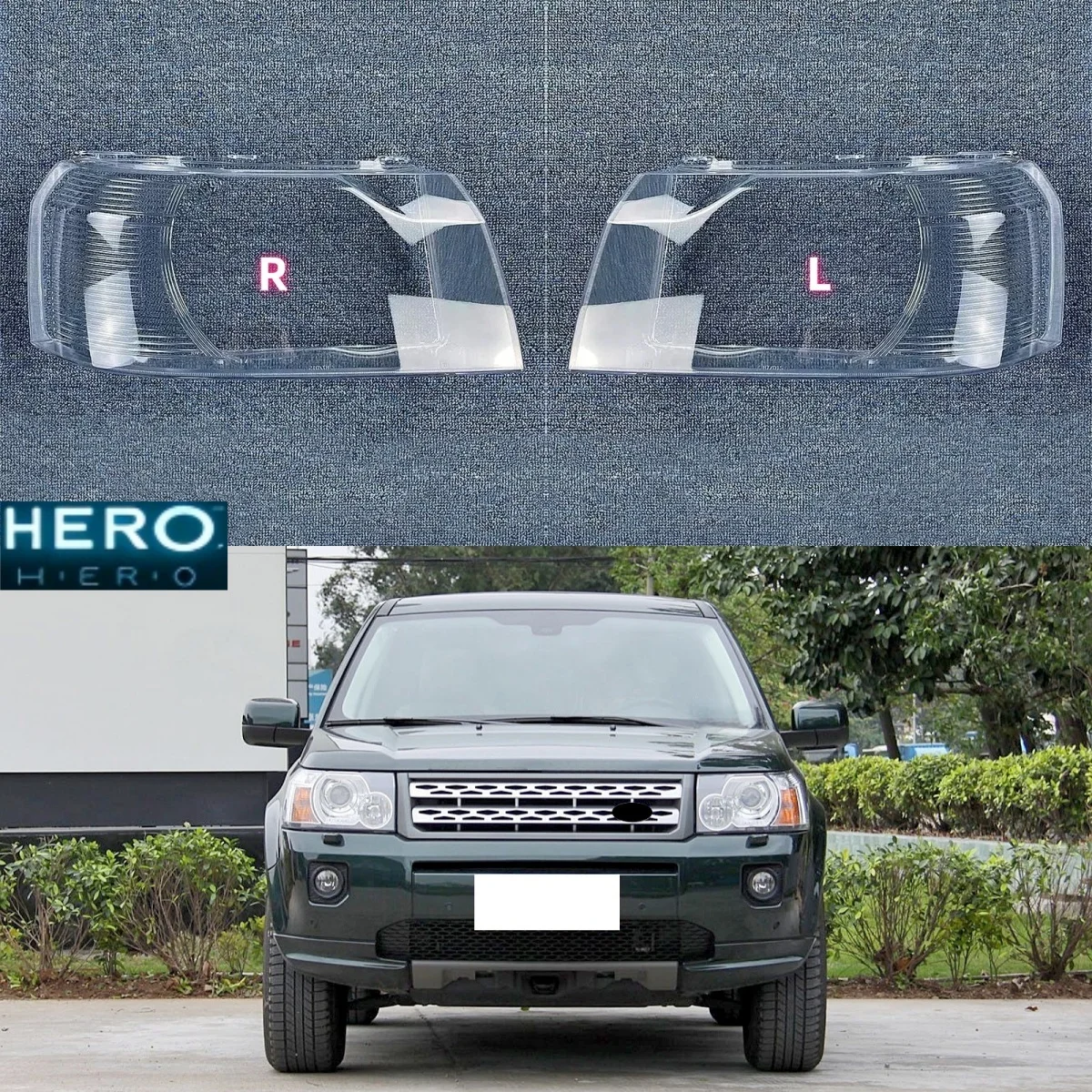 

For Land Rover Freelander 2 2007-2012 Front Headlamp Cover Lamp Shade Headlight Shell Lens Plexiglass Replace Original Lampshade