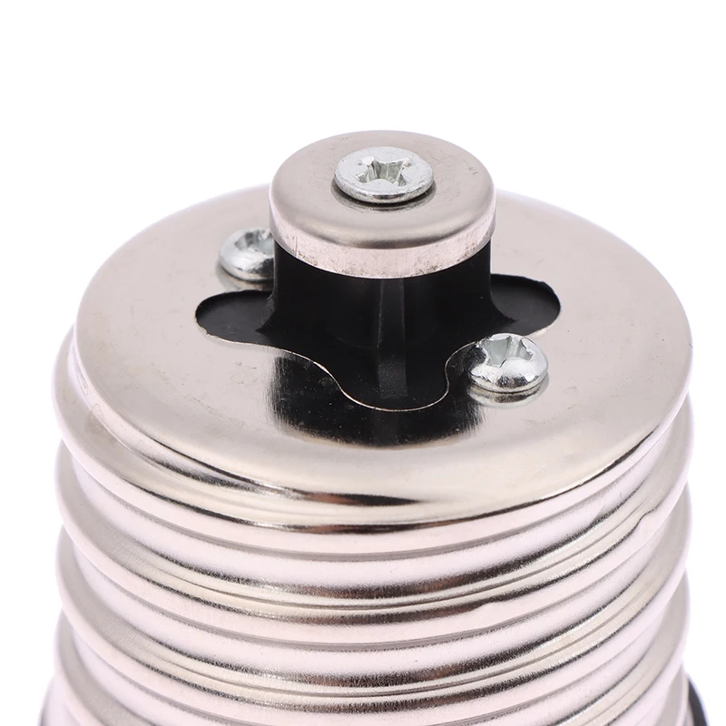 Innovative And Practical Silver E40 To E27 LED Light Base Lamp Bulbs Adapter Socket Converter Base Holder DIY Accessories