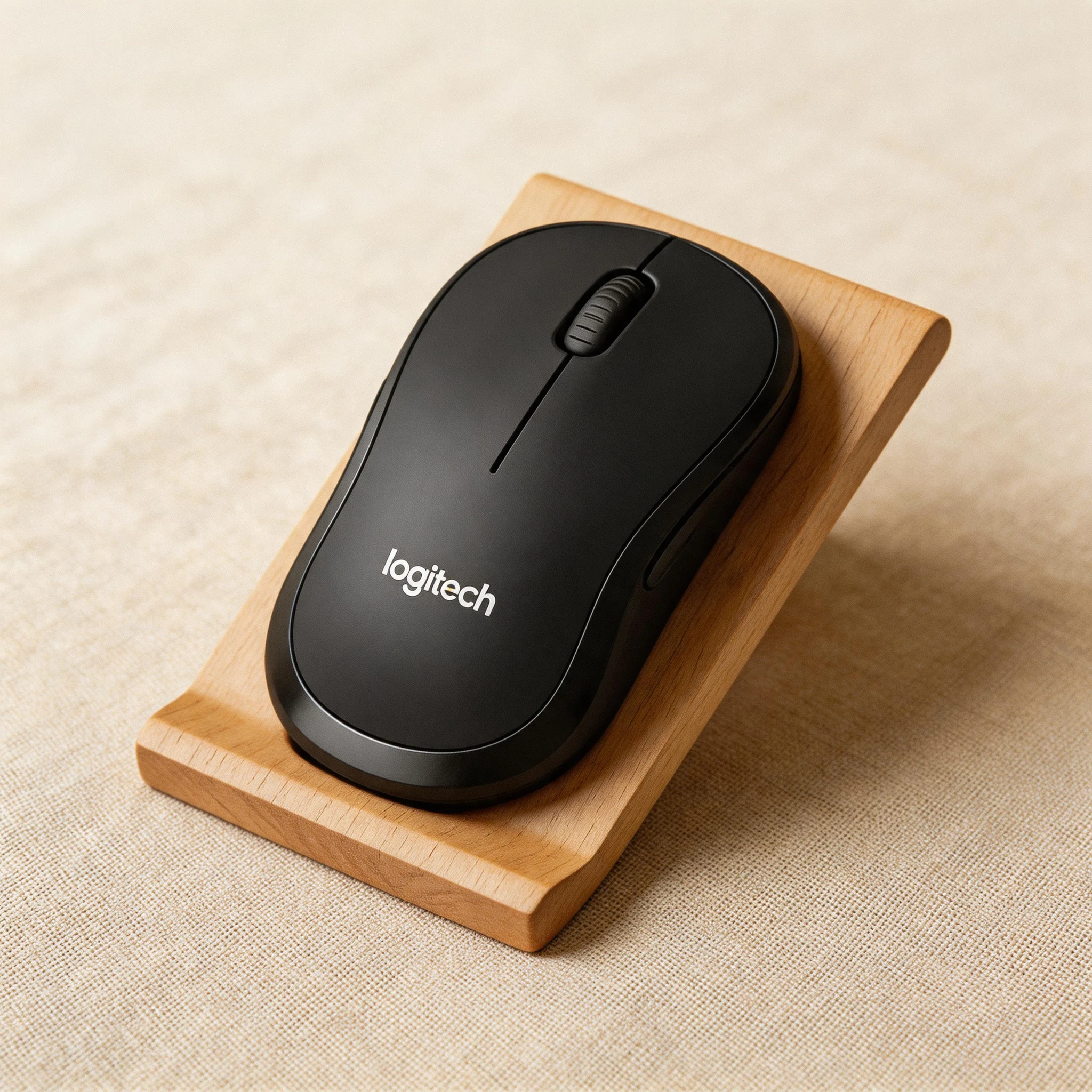 

Logitech M220 Silent Wireless Mouse, with stable 10-meter transmission range and 1000 DPI precision, suitable for office use sce