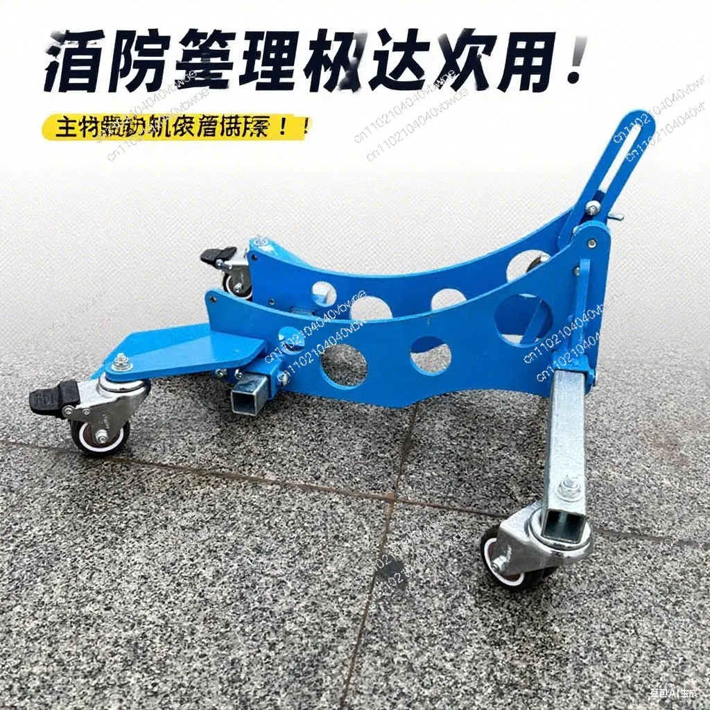 Battery car car mover, flat tire, universal wheel auxiliary moving frame, new non-reversing electric vehicle cart device