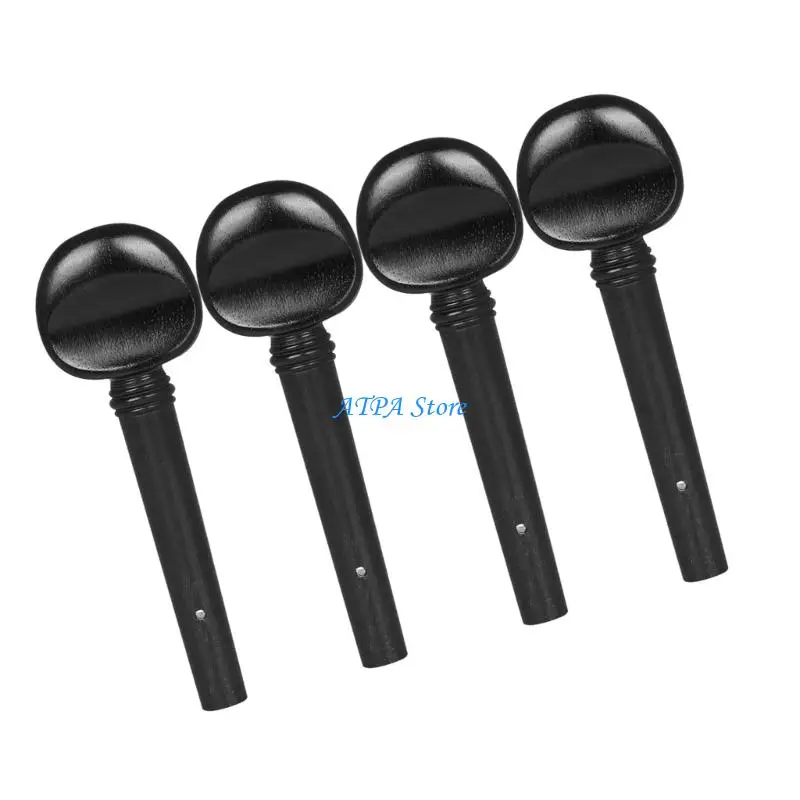 U13C High Quality Rosewood Violin Tuning Pegs 4/4 Full Size Optimized for Accurate Control and Longevity
